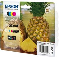 Epson 604XL inktcartridge 4 stuk(s) Origineel Hoog (XL) rendement Zwart, Cyaan, Magenta, Geel