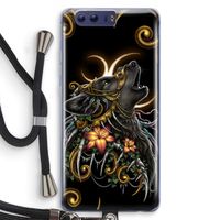 Huilende Wolf: Honor 9 Transparant Hoesje met koord