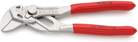 Knipex mini-sleuteltang | 125 mm lengte | tang en schroefsleutel in eén | kunststof bekleed - 86 03 125 sb