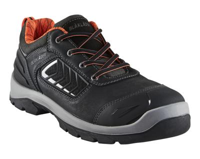 Blåkläder Veiligheidsschoen 2450 S3 Laag | Zwart/Oranje | Maat 37 - 00.183.004.37