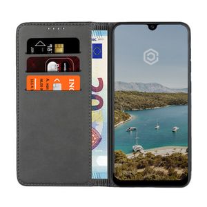 Casecentive Leren Wallet case Galaxy A50 zwart