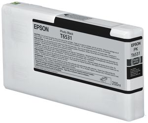 Epson inktpatroon photo zwart T 653 200 ml T 6531