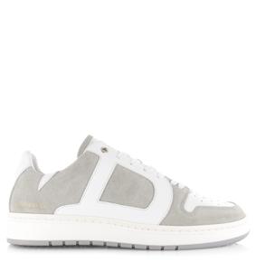 Dutch'D Rune White Grey Wit Suede Lage sneakers Heren