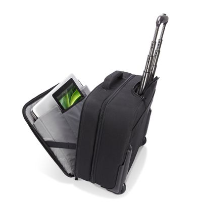 Case Logic Advantage ANR-317 Black notebooktas 43,9 cm (17.3") Trolleytas Zwart