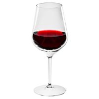 1x Witte of rode wijn glazen 47 cl/470 ml van onbreekbaar kunststof   - - thumbnail