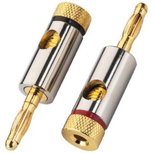 Monacor BP-150 kabel-connector banana Goud