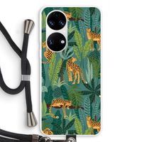 Luipaard 2: Huawei P50 Transparant Hoesje met koord