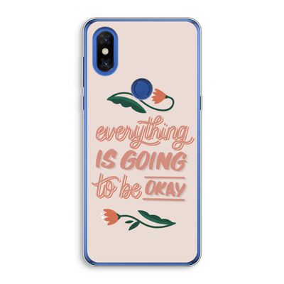 Optimistic flower girl: Xiaomi Mi Mix 3 Transparant Hoesje