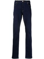 A.P.C. jean droit à effet délavé - Bleu