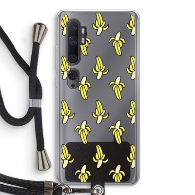 Bananas: Xiaomi Mi Note 10 Pro Transparant Hoesje met koord