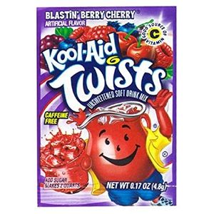 Kool Aid Kool Aid - Twists Blastin Berry Cherry 4,9 Gram