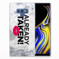 Samsung Galaxy Note 9 | Siliconen hoesje | met naam Already Taken White