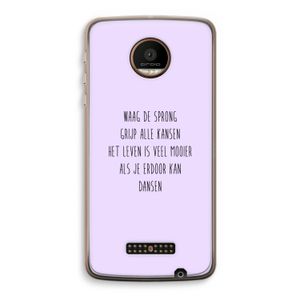 Sprong: Motorola Moto Z Force Transparant Hoesje