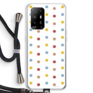 Bollen: Oppo A95 5G Transparant Hoesje met koord