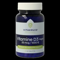Vitakruid Vitamine D3 Vegan 25 mcg / 1000 IE 120 Tabletten