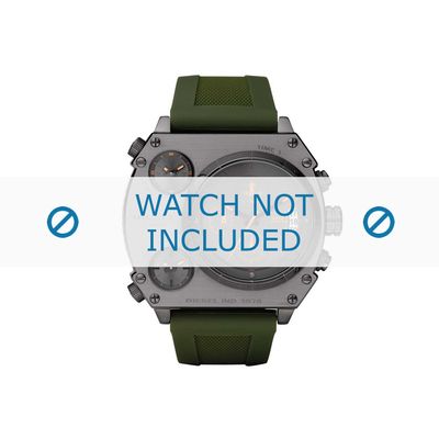 Horlogeband Diesel DZ4202 Silicoon Groen 28mm