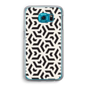 Crazy pattern: Samsung Galaxy S6 Transparant Hoesje