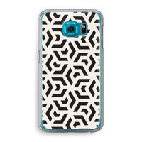 Crazy pattern: Samsung Galaxy S6 Transparant Hoesje