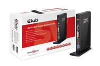 CLUB3D SenseVision USB3.0 Dual Display Docking Station - thumbnail
