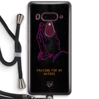 Praying For My Haters: HTC U12+ Transparant Hoesje met koord