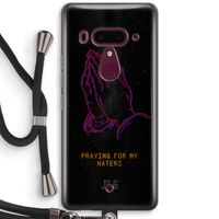 Praying For My Haters: HTC U12+ Transparant Hoesje met koord