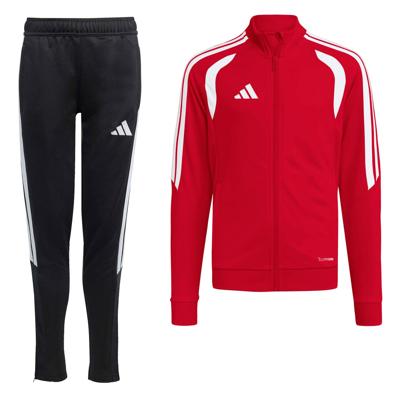 adidas Tiro 26 League Trainingspak Full-Zip Kids Rood Zwart