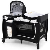 4-in-1 Opvouwbaar Kinderbedje Met Wieltjes Matras En Draagtas