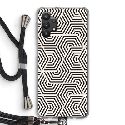Magic pattern: Samsung Galaxy A32 5G Transparant Hoesje met koord