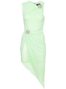 David Koma robe asymétrique Crystal Ball - Vert