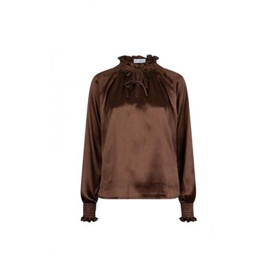 Lofty Manner - Bruin | Dames | Blouse | Bruin | M | regular | Kamst mode