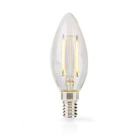 LED-Filamentlamp E14 | Kaars | 2 W | 250 lm | 2700 K | Warm Wit | Aantal lampen in verpakking: 1 Stuks | Doorzichtig