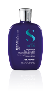 Alfaparf Semi di Lino Blonde & Brunette Brunette Anti-Orange Shampoo 250ml | Voor Alle Haartypen