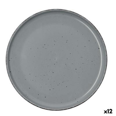 Eetbord Quid Duna Grijs Keramisch 26,5 x 2,8 cm (12 Stuks)