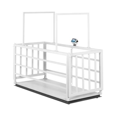 Dierenweegschaal - geijkt - 500 g (0-1.500 kg) / 1 kg (1.500-3.000 kg) - diervriendelijk met rooster - LCD