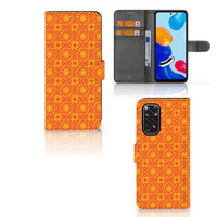 Xiaomi Redmi Note 11/11S Telefoon Hoesje Batik Oranje - thumbnail