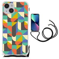 iPhone 14 Plus Doorzichtige Silicone Hoesje Funky Retro