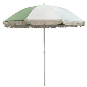 Parasol Oliva tilt zand/groen Ø200 cm - Leen Bakker