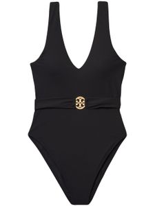 Tory Burch maillot de bain Miller à col plongeant - Noir