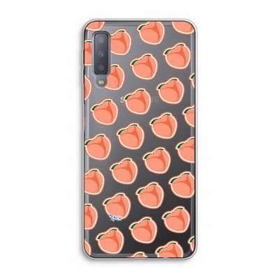 Just peachy: Samsung Galaxy A7 (2018) Transparant Hoesje