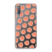 Just peachy: Samsung Galaxy A7 (2018) Transparant Hoesje
