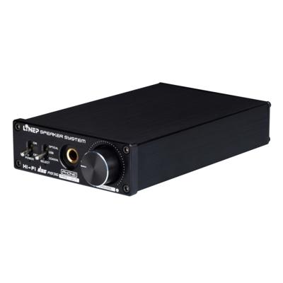 A936 Draagbare Fiber Coaxial USB hoofdtelefoon versterker Digitale Audio DAC Decoder (zwart)
