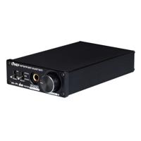A936 Draagbare Fiber Coaxial USB hoofdtelefoon versterker Digitale Audio DAC Decoder (zwart)