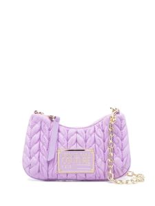 Versace Jeans Couture mini pochette à design matelassé - Violet