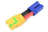 Conversie kabel EC5 Man > XT90 Vrouw (Anti-Spark) met silicone kabel 10AWG