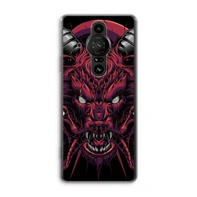 Hell Hound and Serpents: Sony Xperia Pro-I Transparant Hoesje