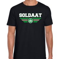 Soldaat t-shirt zwart heren - Beroepen shirt