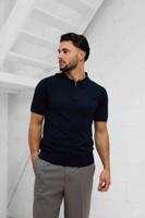 Pure Path Halfzip Polo Heren Donkerblauw - Maat XS - Kleur: Donkerblauw | Soccerfanshop