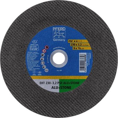 PFERD TOOLS EHT 230-3,2 PSF ALU+STONE 61828222 Doorslijpschijf recht 230 mm 25 stuk(s) Aluminium, Non-ferrometaal, Titanium, Titaniumlegering, Gietijzer,