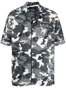 Mostly Heard Rarely Seen chemise Quilted Camo à manches courtes - Multicolore