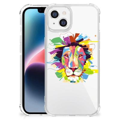 Apple iPhone 14 Plus Stevig | Bumper Hoesje | Lion Color Apple iPhone 14 Plus Stevig | Bumper Hoesje | Lion Color